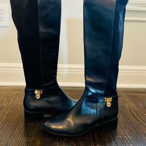 Michael Kors equestrian style boots